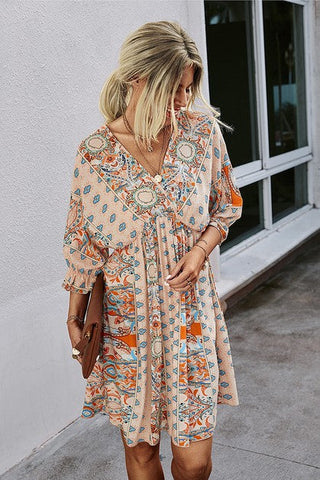 Free Spirit Boho A-Line Dress