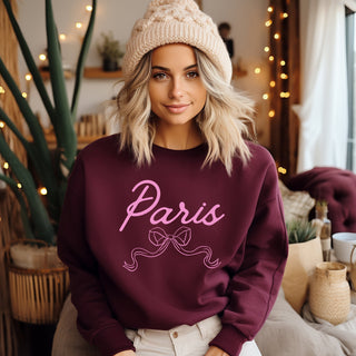 Paris Coquette Bow | Sweatshirt