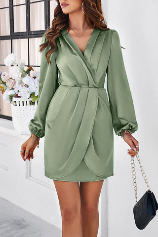 Tulip Charm Satin Dress