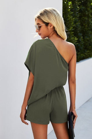 Asymmetric Allure Romper