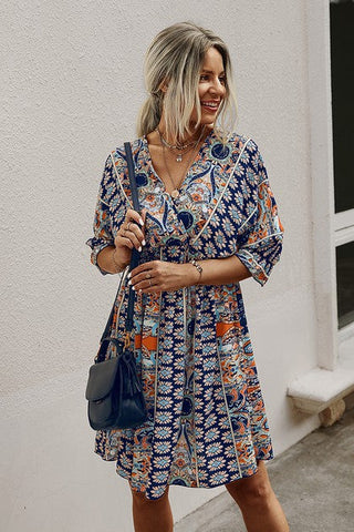 Free Spirit Boho A-Line Dress