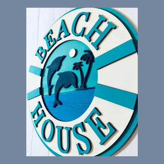 Beach House Laser-Cut DIY 3D Craft Kit