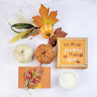 Pumpkin Spice Décor Set