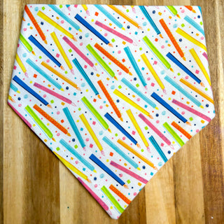 Premium Dog Bandana + FREE White Board! Dog Birthday Party