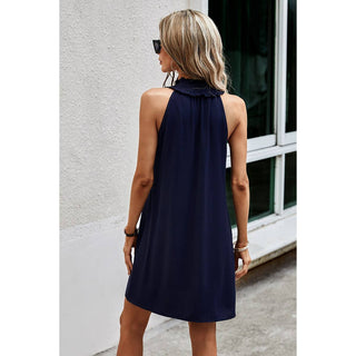 Chic Whisper Mock Neck Dress