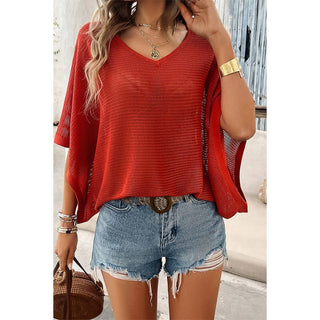 Boho Breeze Bat Sleeve Top