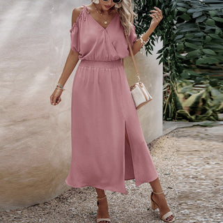 Ruffle Radiance Midi Dress