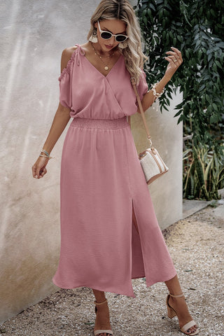 Ruffle Radiance Midi Dress