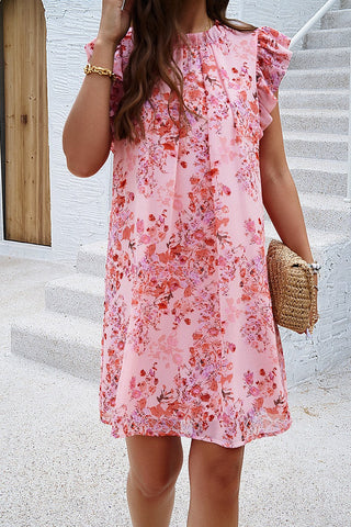 Floral Whisper A-Line Dress