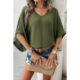 Boho Breeze Bat Sleeve Top