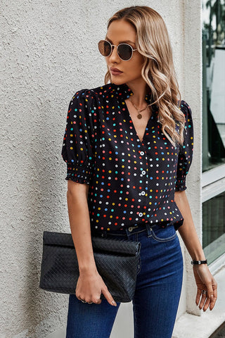 Whimsy Dot Blouse