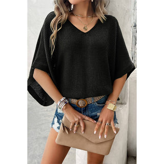 Boho Breeze Bat Sleeve Top