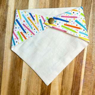 Premium Dog Bandana + FREE White Board! Dog Birthday Party