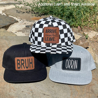 Custom Name Patch Hat