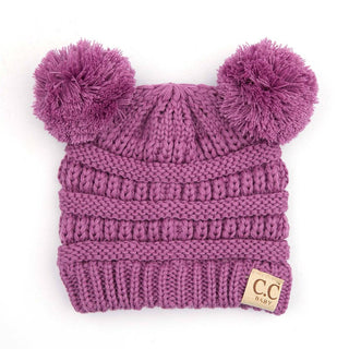 CC Baby and Kids Toddler Pom Pom Beanie Winter Snow Hats