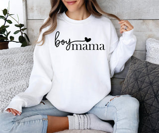 Boy Mama T-Shirt or Crew Sweatshirt
