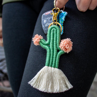 Cacti Tassel Keychains