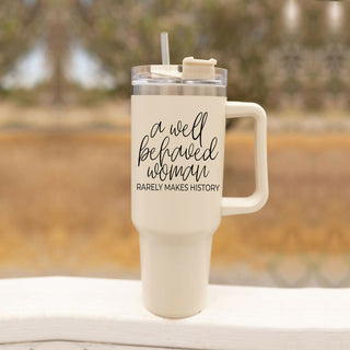 Baseball Mom Tumblers | 40oz tumblers with Lid, Straw & Handle | Funny Coffee Mugs for Moms