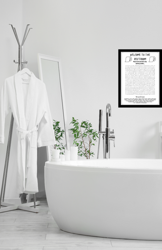 Welcome to the Restroom Print ~ A Must for every Household