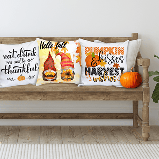 Charming Farmhouse Fall Pillow Covers