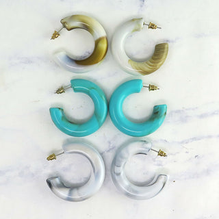 Tubular Hoop Earrings