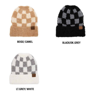 CC Check Boucle Oh So Soft Beanie - Truly Contagious