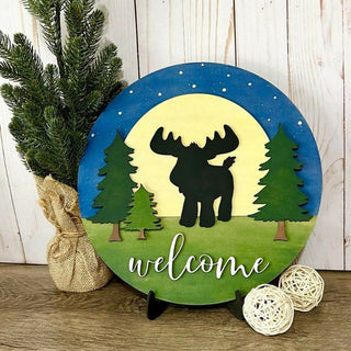 Welcome Moose Laser-Cut DIY 3D Craft Kit