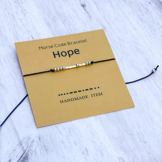 Morse Code Meaningful Bracelets