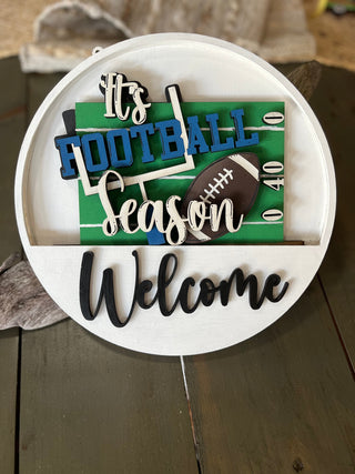 Welcome Interchangeable Sign for Seasonal, Holiday and Special Occasions - Door Sign, Door Hanger, Indoor Sign