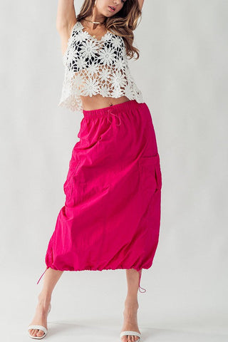 Maxine Cargo Pocket Maxi Skirt