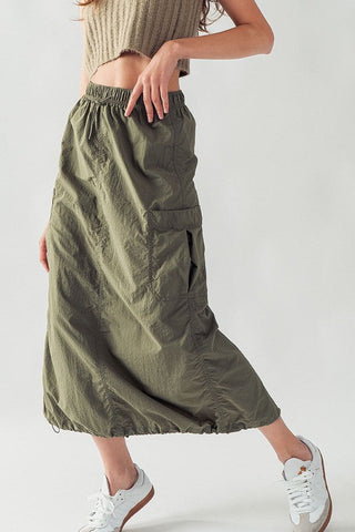 Maxine Cargo Pocket Maxi Skirt