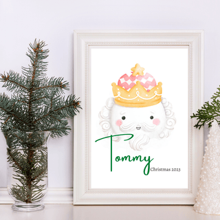 Custom Family Name Christmas Holiday 2024 Poster