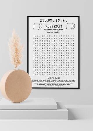 Welcome to the Restroom Print ~ A Must for every Household