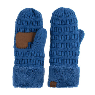 CC Sherpa Lined Mittens | 3 Sizes - Truly Contagious