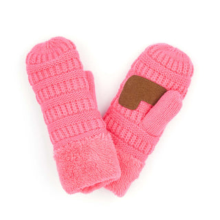 CC Sherpa Lined Mittens | 3 Sizes - Truly Contagious