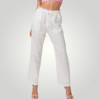 Allisah Tie Waist Linen Pants