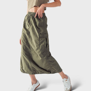 Maxine Cargo Pocket Maxi Skirt