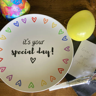 It's Your Special Day celebration plate