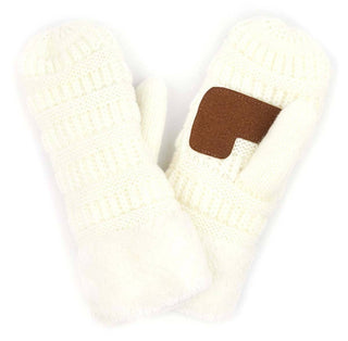 CC Sherpa Lined Mittens | 3 Sizes - Truly Contagious