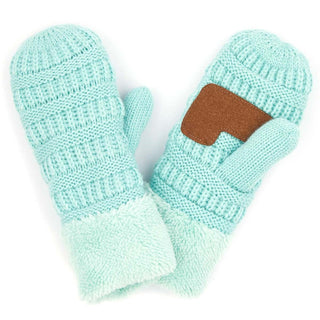 CC Sherpa Lined Mittens | 3 Sizes - Truly Contagious