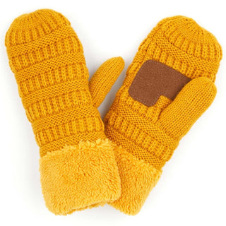 CC Sherpa Lined Mittens | 3 Sizes - Truly Contagious