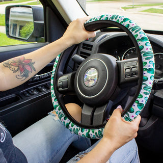 Succulent Steering Wheel Cover