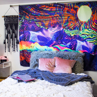 Trippy Mountain Tapestry