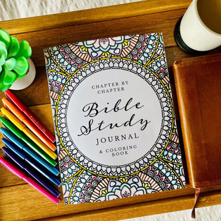 Chapter by Chapter Bible Study Journal & Coloring Book