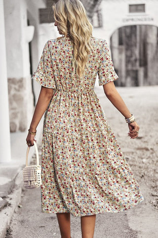 Ditsy Delight Midi Dress