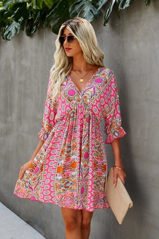 Free Spirit Boho A-Line Dress