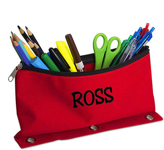 Personalized Notebook Pencil Case - Solid Colors