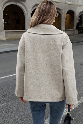 Classic Woolen Lapel Coat