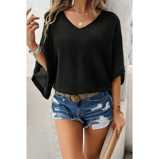 Boho Breeze Bat Sleeve Top