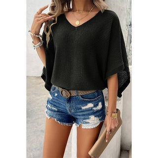 Boho Breeze Bat Sleeve Top